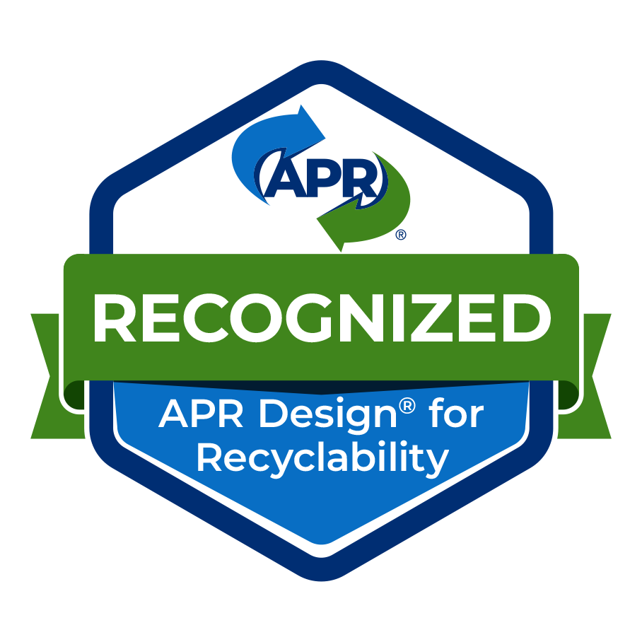 APR Design for Recyclability badge