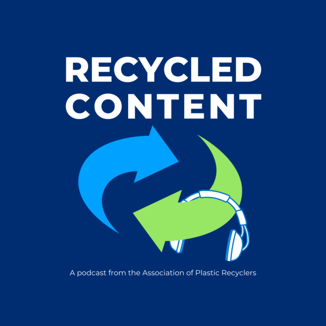 recycled content podcast logo